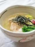 Chilled Chicken Ochazuke (Rice Porridge)
