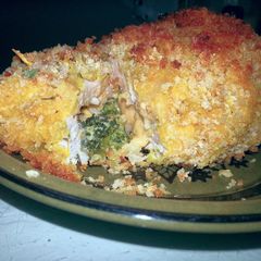 A picture of Cheesy Vegetable Stuffed Chicken Breast.