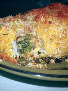 A picture of Cheesy Vegetable Stuffed Chicken Breast.