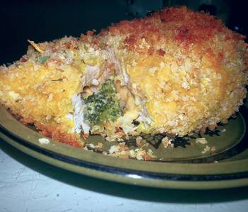 Easy Recipe Cheesy Vegetable Stuffed Chicken Breast Savory Delicious
