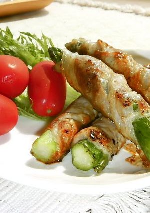 A picture of Easy Pork-Wrapped Asparagus.