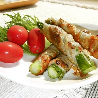 Easy Pork-Wrapped Asparagus Recipe by cookpad.japan - CookpadSharePrint-image