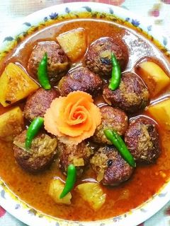 রুই মাছের কোপ্তা কারি রেসিপির প্রধান ছবি