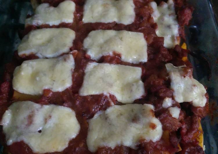 Simple Way to Make Ultimate Sausage meat cannelloni