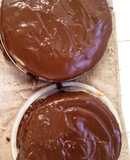 Panetela con natilla de chocolate🍫