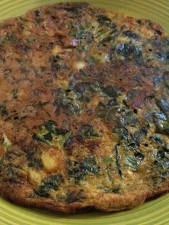 Una foto de Tortilla/omelette de espinacas