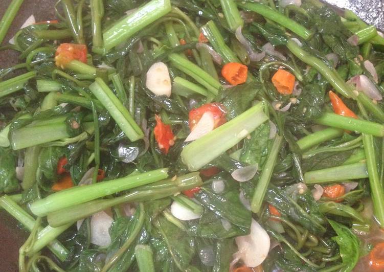 Resep Tumis kangkung mix sayur olive, Enak