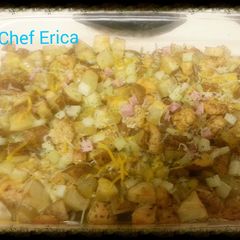 A picture of Potato casserole.