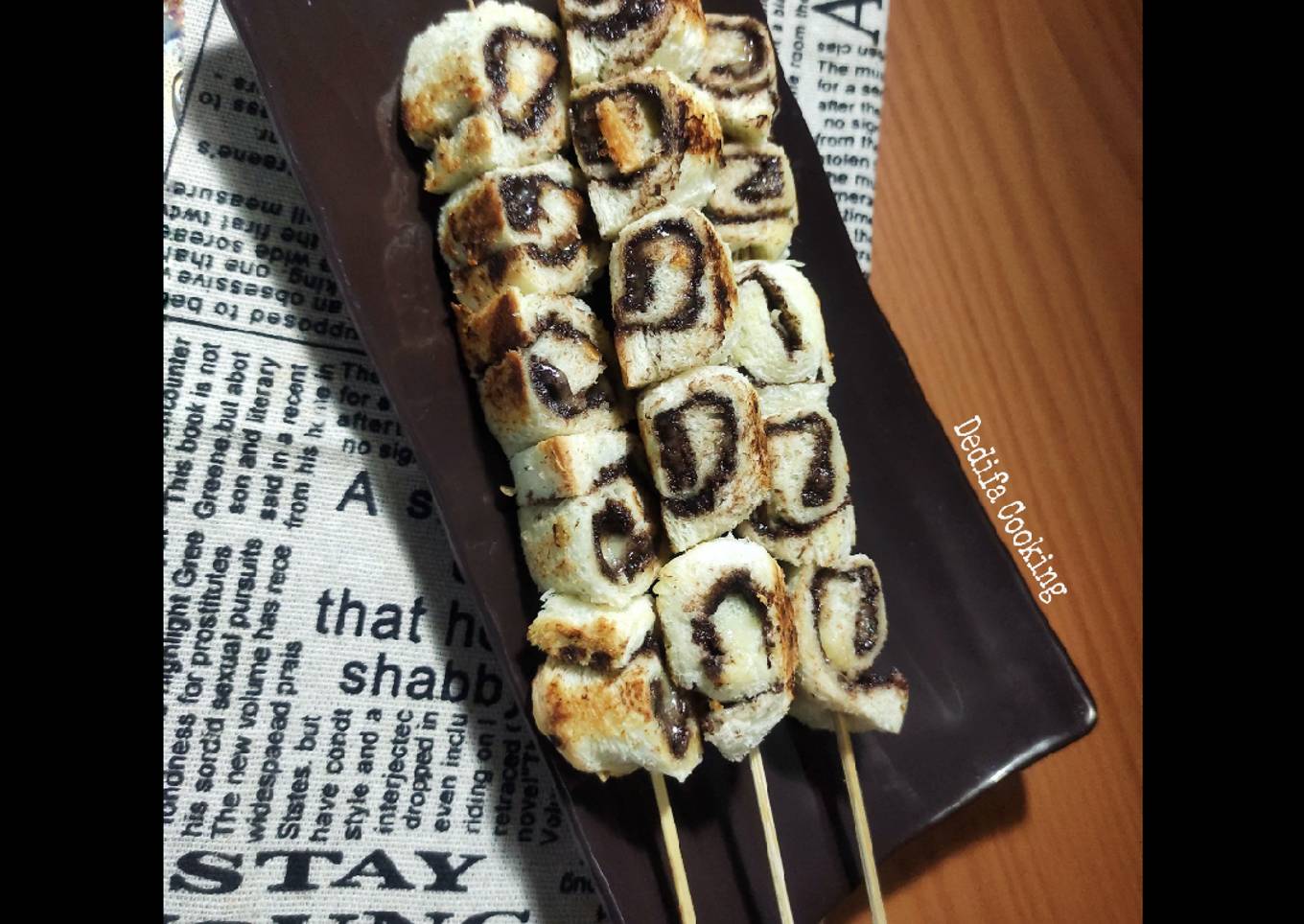 202. Choco Cheese Bread Satay