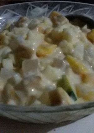 Foto resep Salad buah simpel