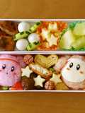 Kirby and Waddle Dee Sports Day Character Bento