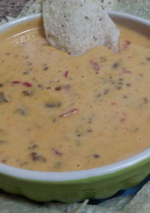 A picture of Taco Queso Dip.