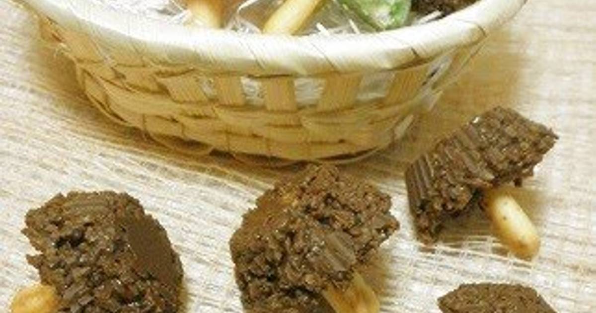 Crunchy Chocolate Mushrooms Recipe by cookpad.japan Cookpad