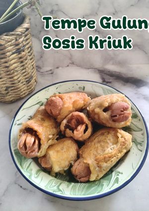 Foto resep 547. Tempe Gulung Sosis Kriuk