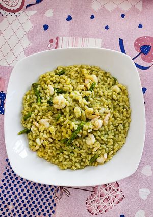 Foto di Risotto con Asparagi e Gamberetti