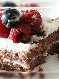 A picture of AMIEs Chocolate Velvet Cake.
