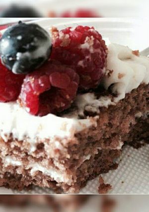 A picture of AMIEs Chocolate Velvet Cake.
