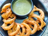 प्याज रिंग पकौड़े