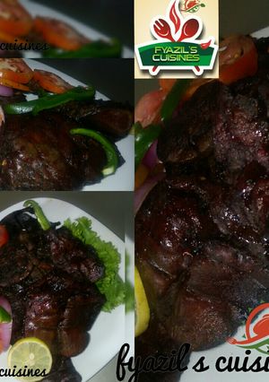A picture of Grilled offal #azerohungernigeriaby2030ispossible.