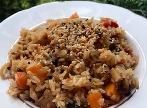 Ázsiai tofus rizs 🍚 recept fotója