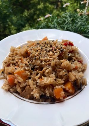 Ázsiai tofus rizs 🍚 recept fotója