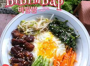 Foto resep 115. Bibimbap (비빔밥)