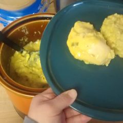 A picture of TL's chicken slow cooker casserole.
