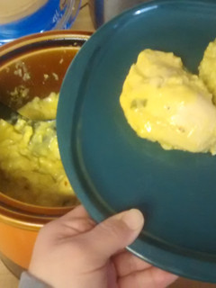 A picture of TL's chicken slow cooker casserole.