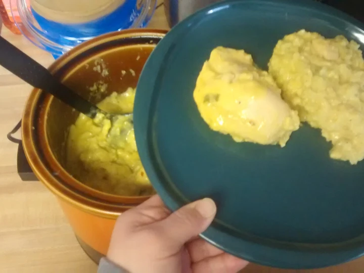Easy Steps to Prepare TL&amp;#39;s chicken slow cooker casserole the So Delicious Really delicious