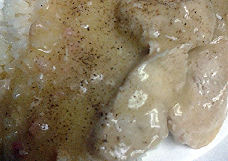 Steps to Prepare Perfect easy cream of chicken and rice