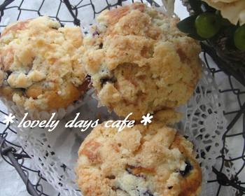 The New Way Make Recipe Blueberry Crumble Muffins Yummy