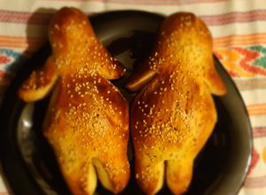 Una foto de Pan de muerto de la región de la Costa de Oaxaca