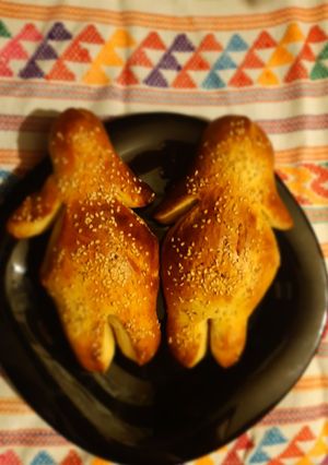 Una foto de Pan de muerto de la región de la Costa de Oaxaca