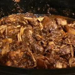 A picture of Slow Cooker Al Pastor.