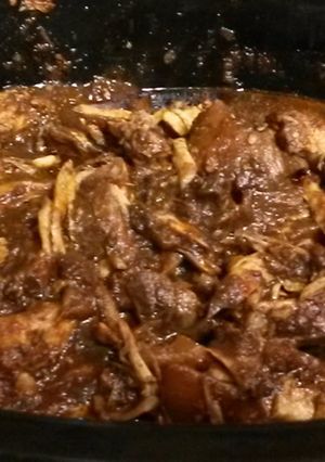 A picture of Slow Cooker Al Pastor.