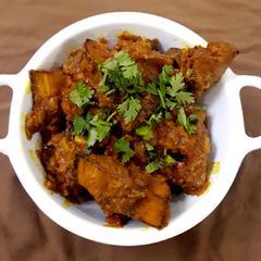 A picture of Kathal Ke Sabzi.