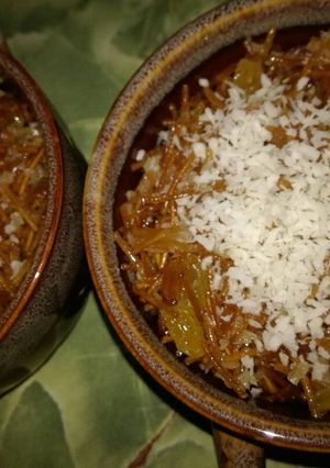 صورة لوصفة حلا الشعيريه بجوز الهند