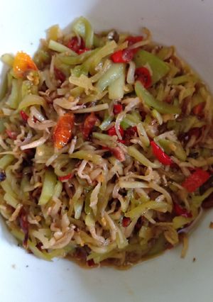 Foto resep Tumis Pedas Labu Teri