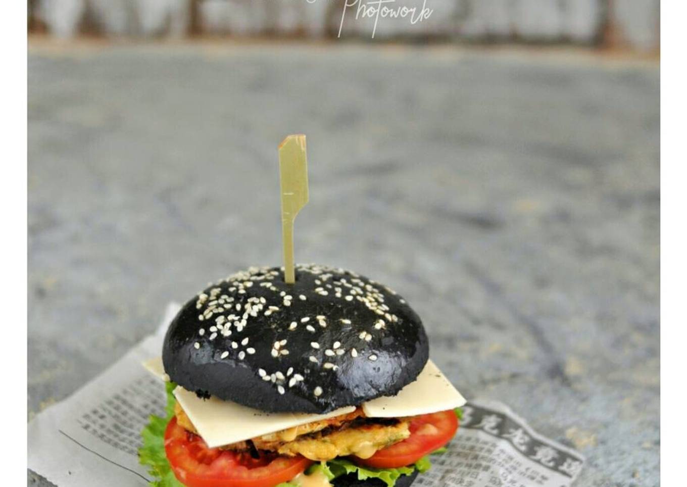 Black burger