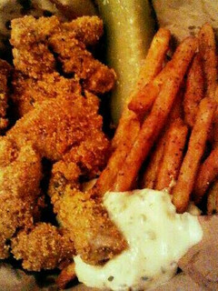 A picture of Crispy Catfish with Dilly Tarter Sauce.