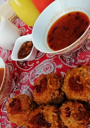 عکسی از دستور کوفته تبریزی🍴🥢