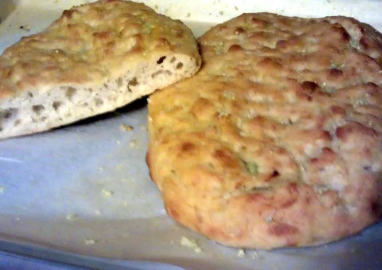 Recipe of Quick Focaccia with garlic