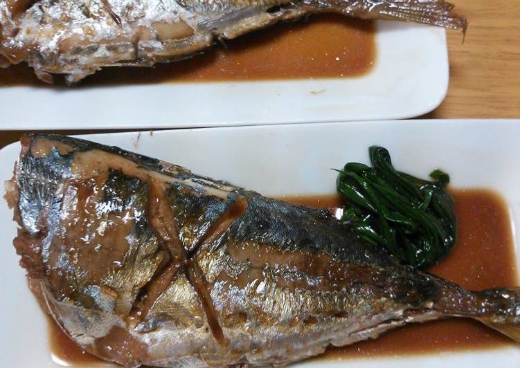 Recipe of Appetizing Simmered Horse Mackerel