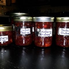 A picture of Evil Cranberry Chutney.