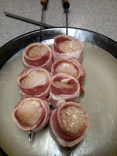 A picture of Bacon Wrapped Scallops.