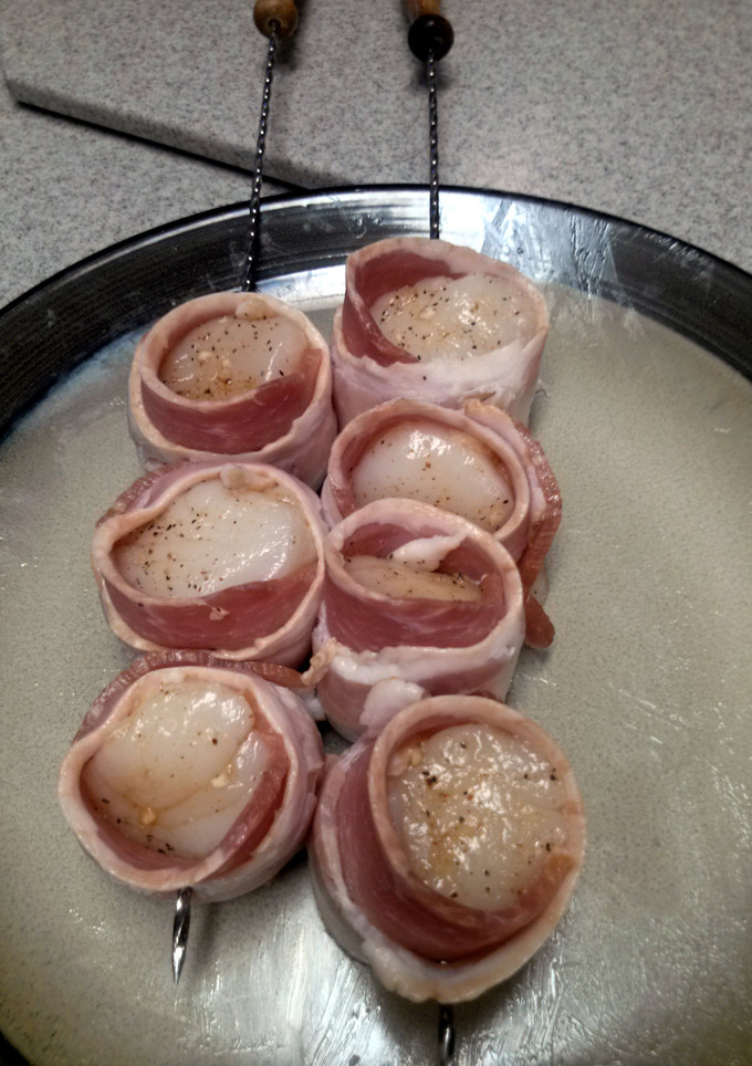 A picture of Bacon Wrapped Scallops.