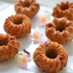 A picture of Sakura & Adzuki Bean Japanese-Style Muffins.