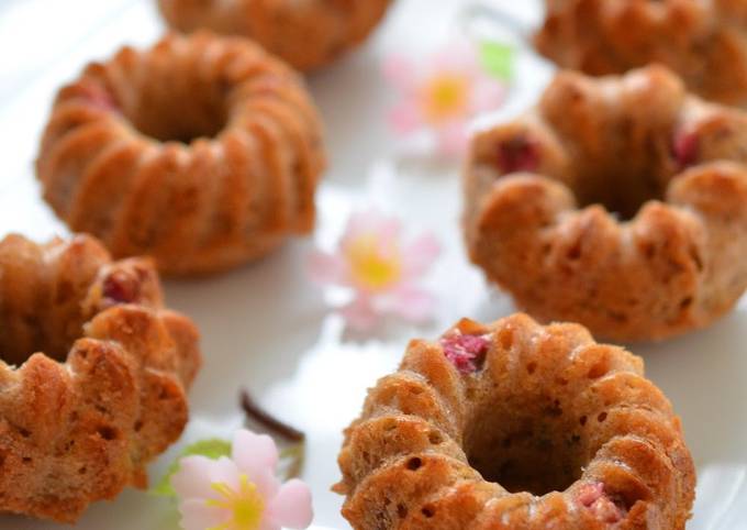 Easiest Way to Make Ultimate Sakura &amp; Adzuki Bean Japanese-Style Muffins