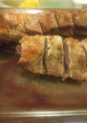 Una foto de Costillar de Cerdo al Horno