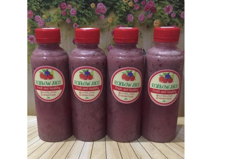 Diet Juice Jicama (Bengkoang) Grape Plum Raspberry